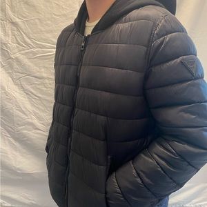 GUESS LA Quilted Bomber Jacket